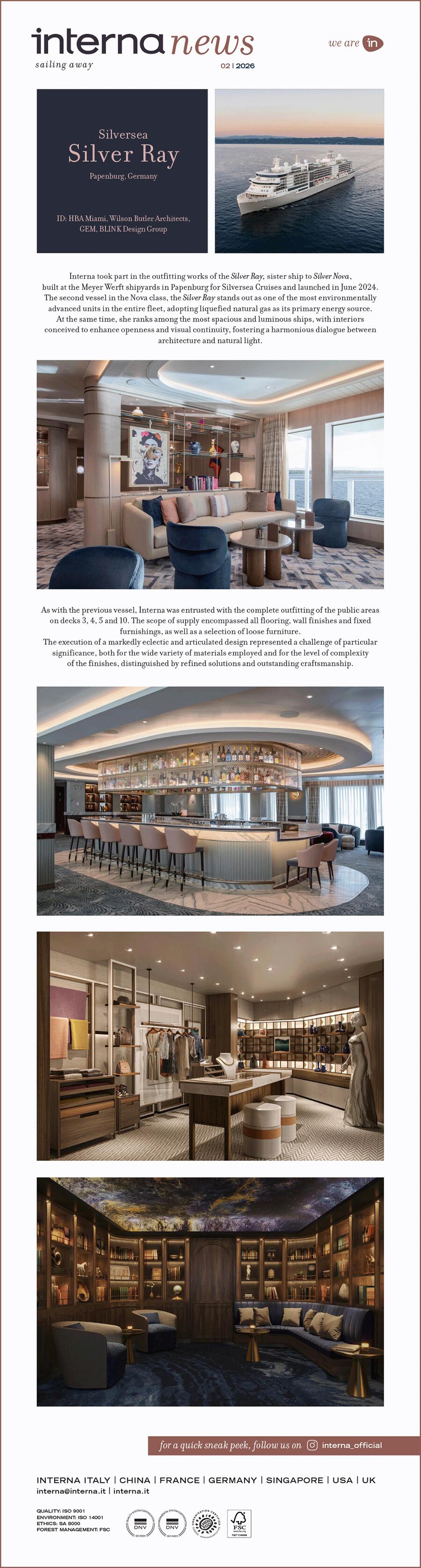 Silversea Silver Ray