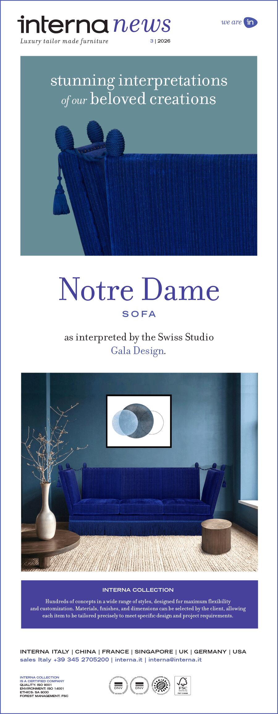 Notre Dame Sofa
