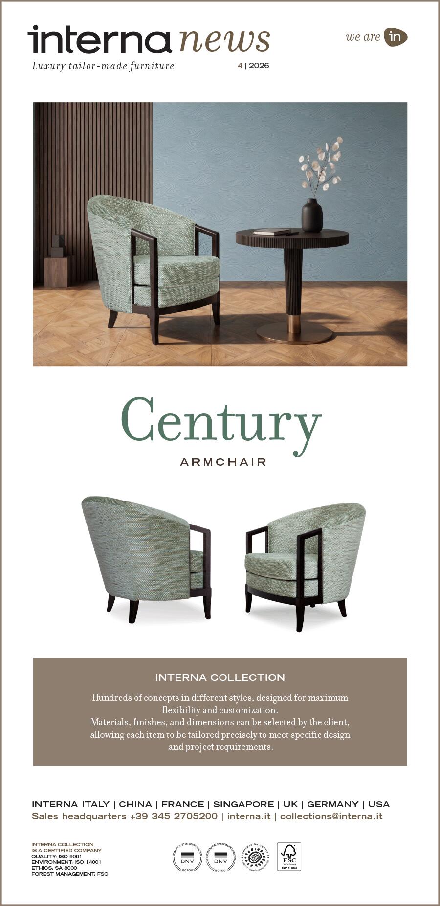 Century armchair